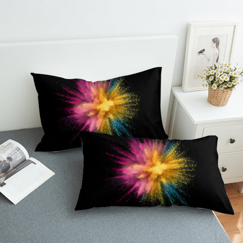 Image of RGB Colorful Splash  SWZT4300 Pillowcase