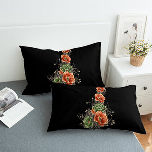 Green & Salmon Lotus  SWZT4302 Pillowcase