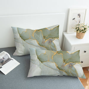 Golden Splash shade Of Grey SWZT4308 Pillowcase