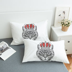 B&W King Crown Lion SWZT4321 Pillowcase