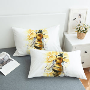 Queen Bee Watercolor Painting  SWZT4404 Pillowcase