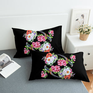 Twin Flowers & Birds  SWZT4449 Pillowcase