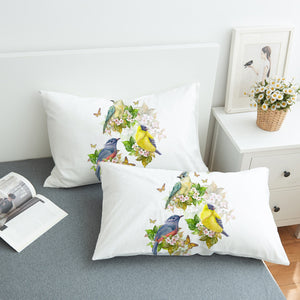 Sunbirds, Butterflies And Flowers  SWZT4493 Pillowcase