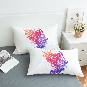 Gradient Color Fight Wings Warrior SWZT4506 Pillowcase