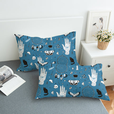 Image of Tattoo Hands & Mini Sketch SWZT4509 Pillowcase