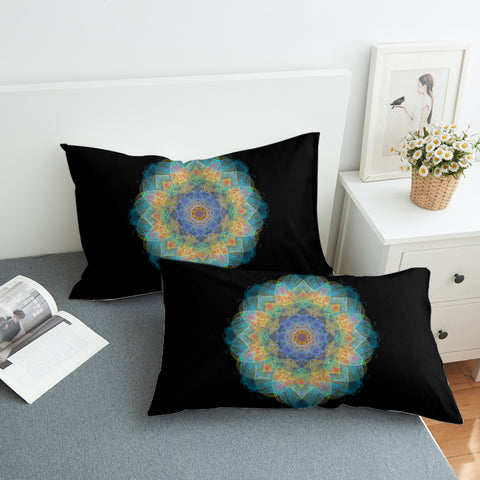 Image of Magic Colorful Lotus Mandala SWZT4542 Pillowcase