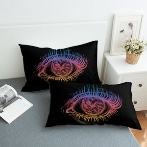 Colorful Eye Black Theme SWZT4601 Pillowcase