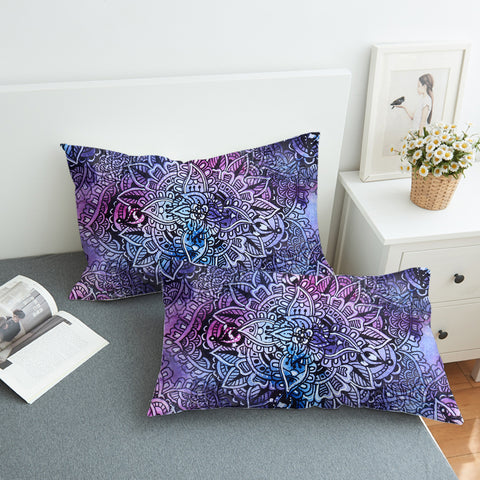 Image of Purple Mandala Matrix  SWZT4646 Pillowcase