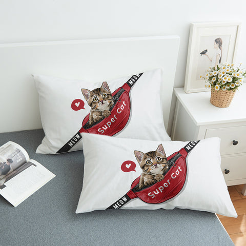 Image of Super Cute Cat SWZT4652 Pillowcase