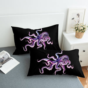 Dark Purple Octopus SWZT4662 Pillowcase