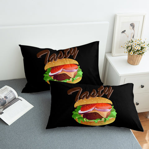 Image of 3D Tasty Hamburger SWZT4747 Pillowcase
