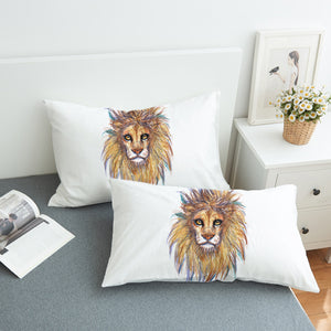 Lion Waxen Color Draw SWZT5158 Pillowcase