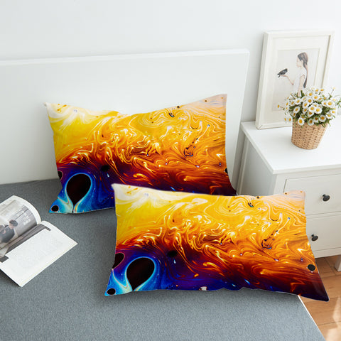 Image of Hot Lava Color SWZT5206 Pillowcase