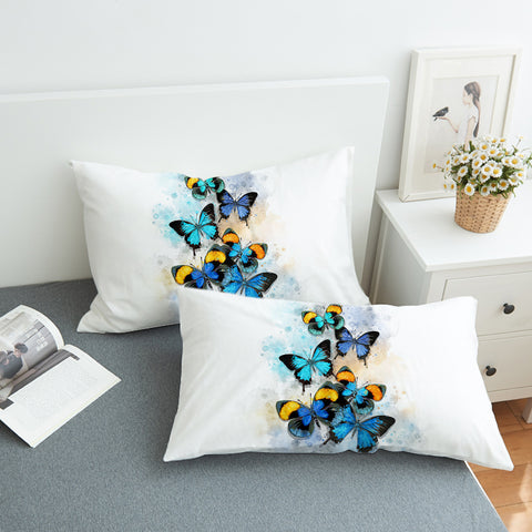 Image of Blue Tint Butterflies SWZT5461 Pillowcase