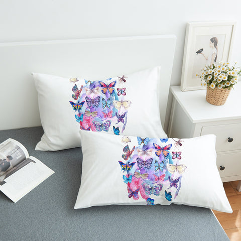 Image of Pink & Purple Butterflies SWZT5466 Pillowcase