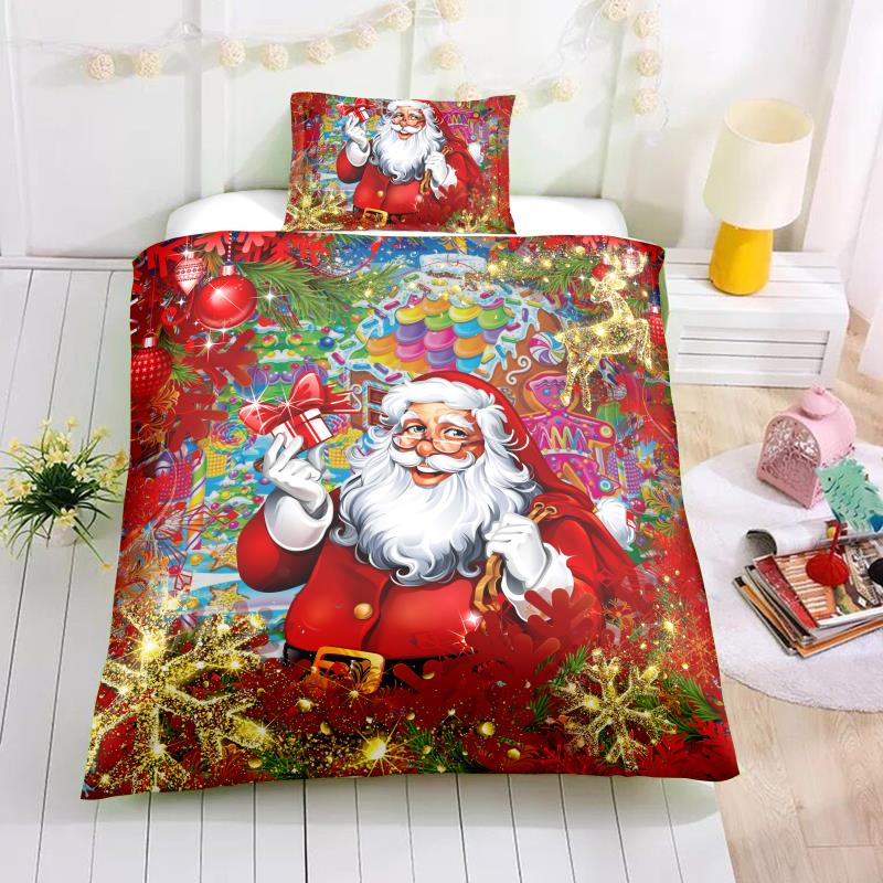 Santa Claus Is Coming To Town Bedding Set - Beddingify