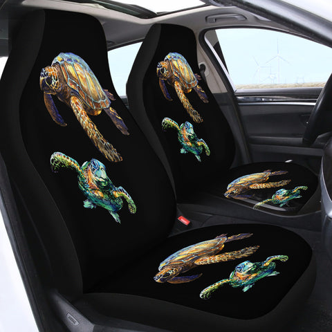 Image of Sea Turtle SWQT1001 Car Seat Covers