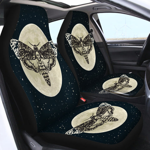 Image of Skull Butterfly SWQT0047 Car Seat Covers
