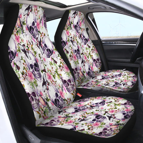 Image of Skull Family SWQT0061 Car Seat Covers