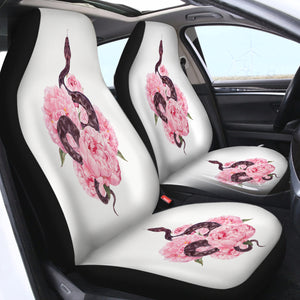 Snake and Flower SWQT2420 Car Seat Covers