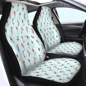 Snowboarding SWQT0535 Car Seat Covers