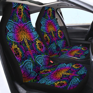 Colorful Dragonfly SWQT1895 Car Seat Covers