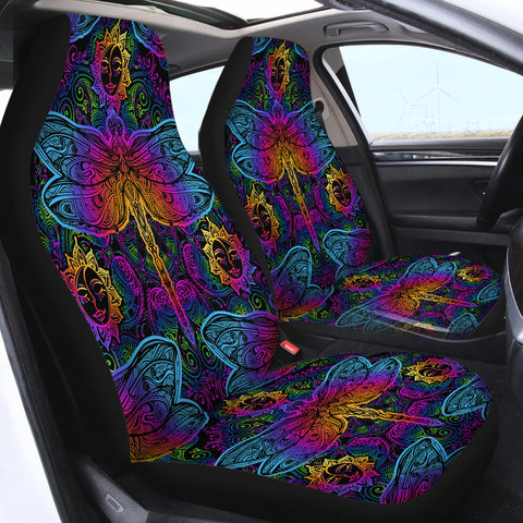 Image of Colorful Dragonfly SWQT1895 Car Seat Covers