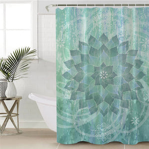 Jade Lotus Shower Curtain