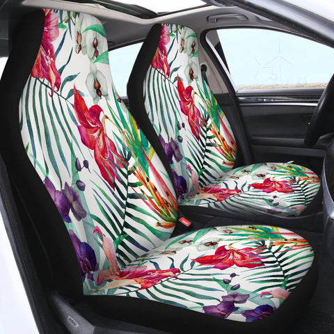 Image of TROPICAL FLORAL SWQT2315 Car Seat Covers