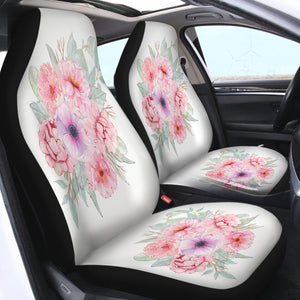 Tropical Flowers SWQT2411 Car Seat Covers