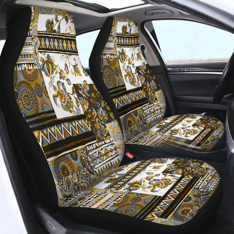 Image of Luxury Europe Patchwork SWQT2326 Car Seat Covers