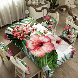 Tropical Hibiscus Tablecloth - Beddingify