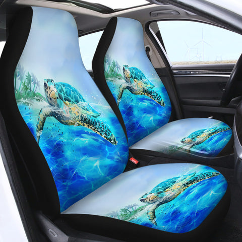 Image of The Original Sea Turtle SWQT0875 Car Seat Covers