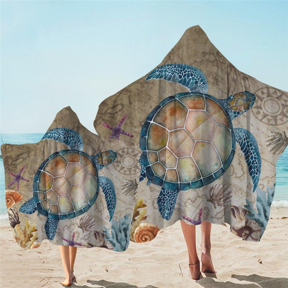 The Original Turtle Island Hooded Towel - Beddingify