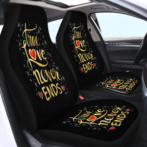 True Love Never Ends SWQT2072 Car Seat Covers