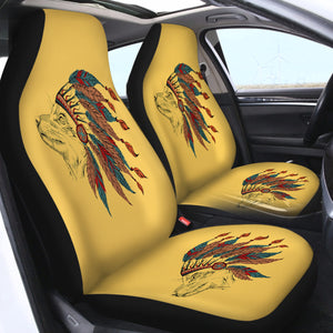 Tribal Wolf SWQT0830 Car Seat Covers