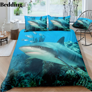 Hunting Shark Bedding Set - Beddingify