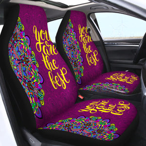 You Are The Best Mandala Paisley SWQT2064 Car Seat Covers