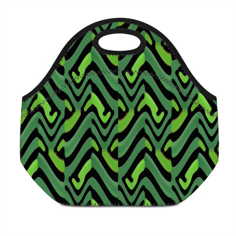 Image of Modern Abstract Camouflage Print Neoprene Lunch Bags