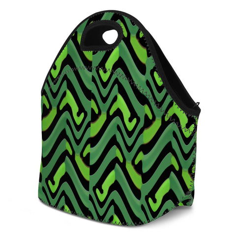 Image of Modern Abstract Camouflage Print Neoprene Lunch Bags