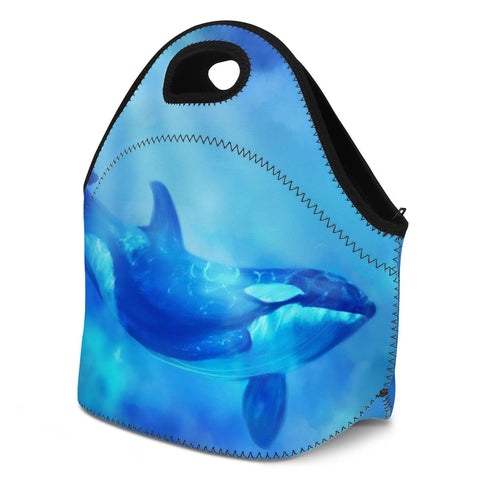Image of Cute Orca Sea Neoprene Lunch Bags