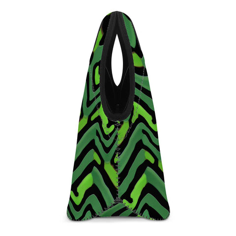 Image of Modern Abstract Camouflage Print Neoprene Lunch Bags