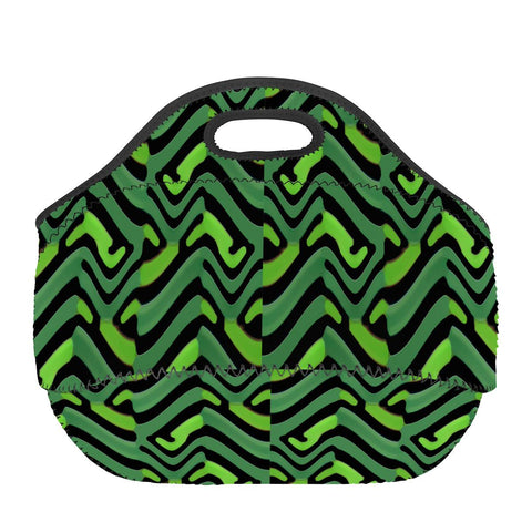 Image of Modern Abstract Camouflage Print Neoprene Lunch Bags