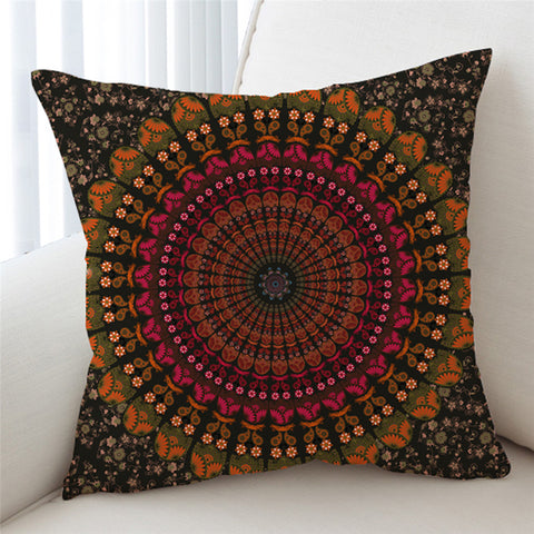 Image of Earthly Mandala Cushion Cover - Beddingify