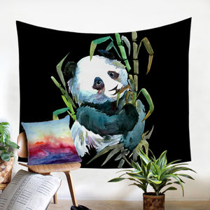 Watercolored Panda SW0035 Tapestry