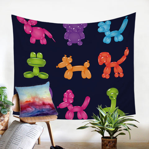 Image of Balloon Animals SW0020 Tapestry
