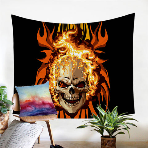 Image of Ghost Rider Tapestry - Beddingify