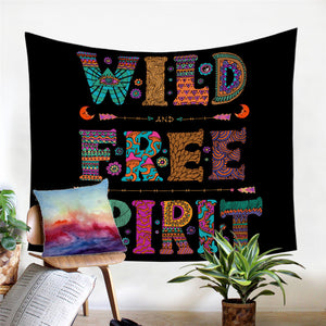 Wild Free Spirit Tapestry - Beddingify