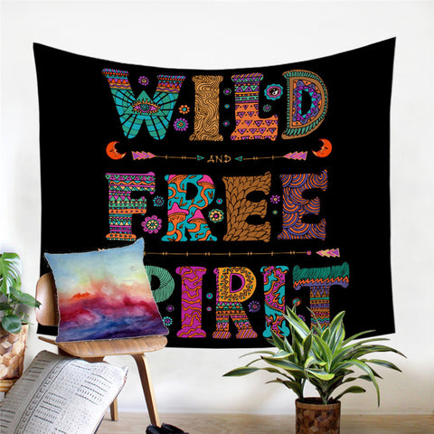 Image of Wild Free Spirit Tapestry - Beddingify
