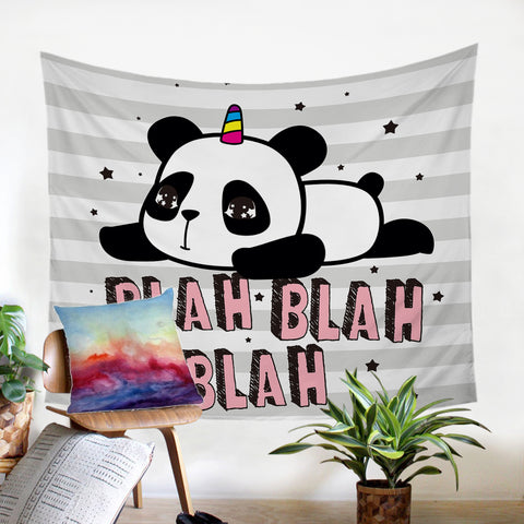 Image of Blah Panda SW0049 Tapestry